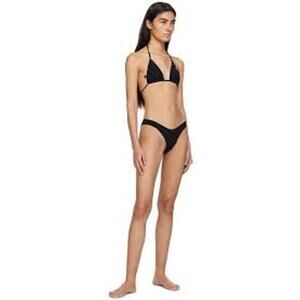 GANNI BLACK Classic String Bikini BOTTOM ONLY Style #A4044 XXS / 34